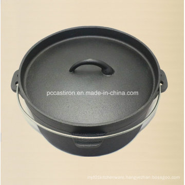 Preseasoned Cast Iron Cookware for Outdoor Camping